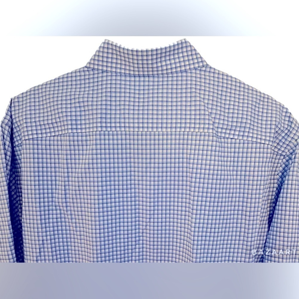 Michael Michael Kors Shirt, Button Down Shirt, Sz 16 1/2, 34/35, plaid, Geo - Picture 8 of 13